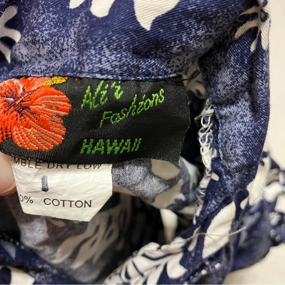 Ali'i‎ Fashions Hawaii Boys Blue Hawaiian Button Up Shirt & Short Set